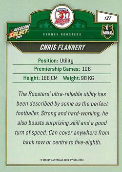 2006 Select Accolade #127 Chris Flannery Back